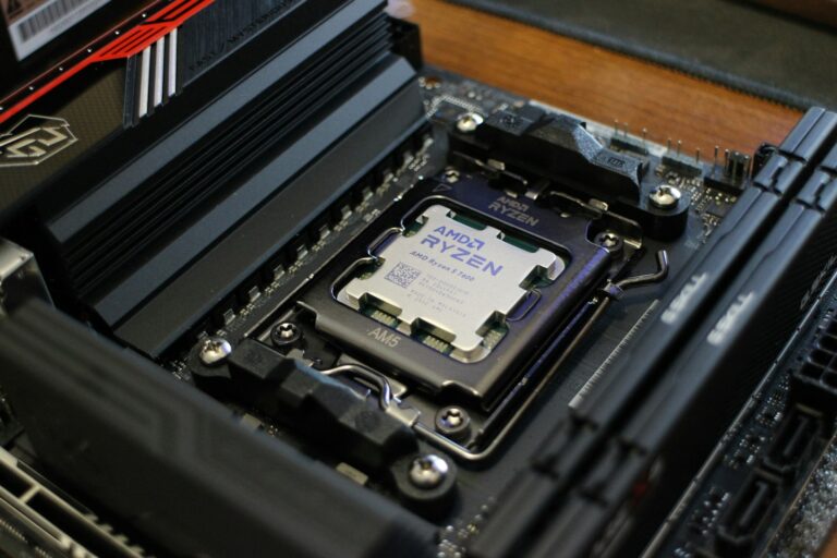 processeur AMD Ryzen sur carte mère