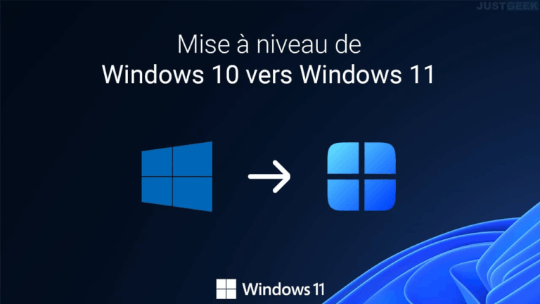 passer de Windows 10 à Windows 11