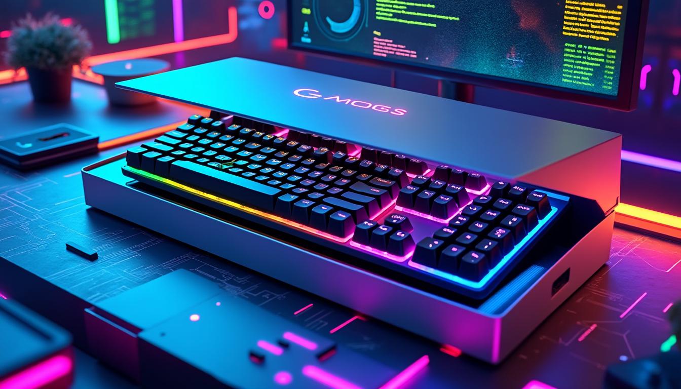 Test et déballage du clavier mécanique the g lab keys meca