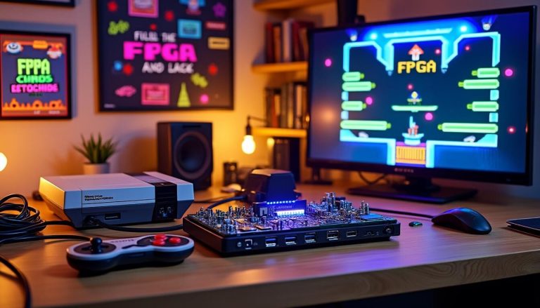 Découvrez les différences entre FPGA et émulation pour le rétro-gaming : performances, fidélité, coût, avantages et inconvénients de chaque solution pour profiter au mieux de vos jeux rétro.