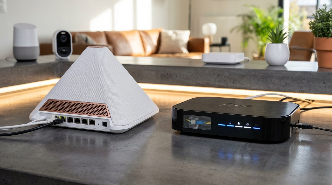 Freebox One Delta V7 Blanc Avec Télécommande - Occasion état Correct