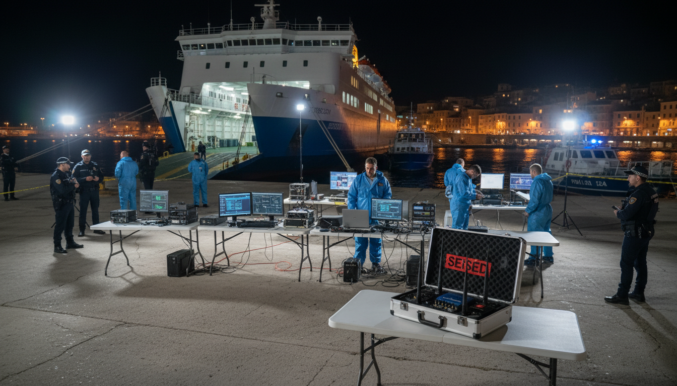 une enquête est ouverte suite à la fuite de vidéos confidentielles sur un ferry, suscitant des soupçons d’espionnage et d’ingérence étrangère.