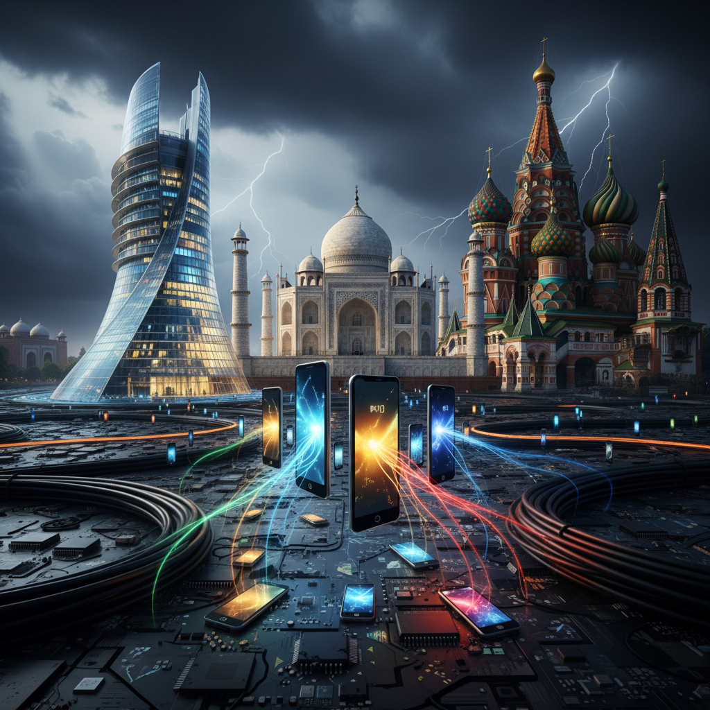 découvrez comment l'inde, la russie et l'union européenne rivalisent pour contrôler l'accès des citoyens aux smartphones, révélant les enjeux politiques et économiques de cette lutte technologique.
