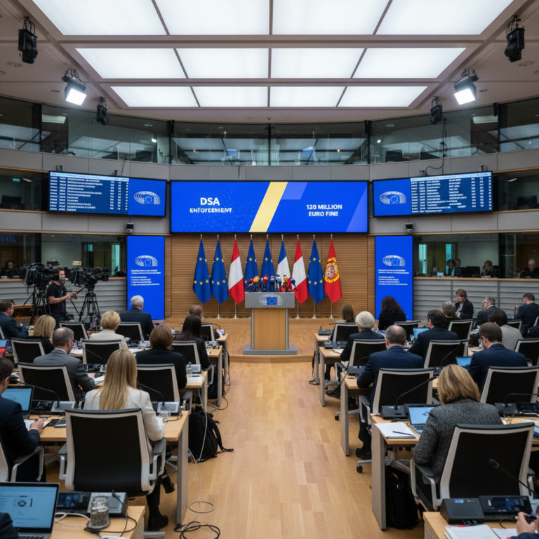 l&#039;union européenne impose une amende historique de 120 millions d&#039;euros à x pour pratiques anticoncurrentielles, renforçant ainsi la régulation du marché unique.