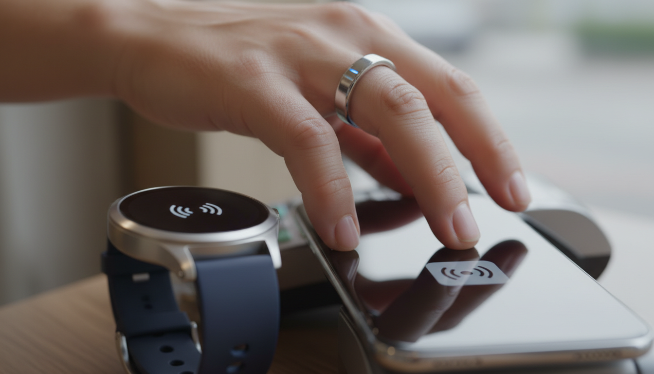 découvrez comment payer vos achats rapidement et simplement avec votre téléphone, montre ou bague grâce aux paiements sans contact sécurisés.