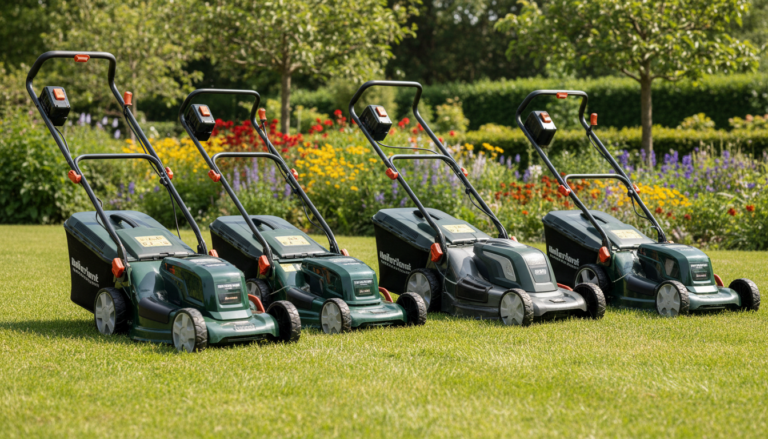 découvrez notre sélection de tondeuses à gazon à batterie, alliant puissance, autonomie et silence pour un jardin impeccable en toute simplicité.