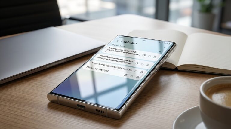 découvrez comment retrouver rapidement et simplement un document copié dans le presse-papiers sur votre appareil samsung grâce à nos astuces pratiques.