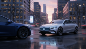 découvrez la mercedes cla électrique 2025, le nouveau défi ambitieux face à la tesla model 3, alliant design innovant et performance électrique avancée.