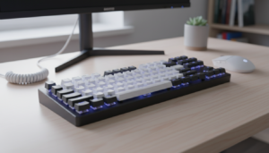 découvrez le clavier mécanique hator skyfall 100 pro wireless à moins de 95€. profitez d'un test détaillé mettant en avant son silence impressionnant et ses performances sans fil.