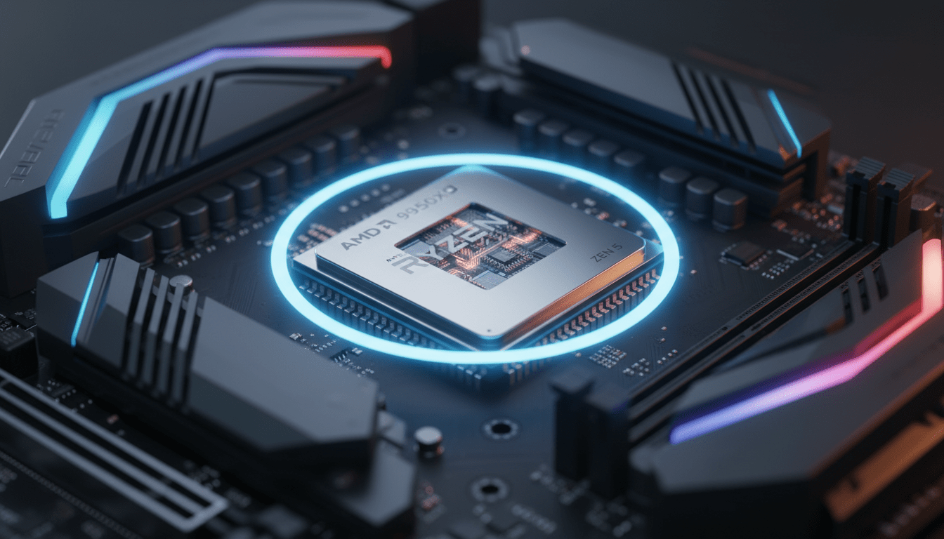 AMD prépare un impressionnant Ryzen 9 9950X3D2 avec un double cache L3 de 192 Mo pour booster les performances en jeu, selon une fuite