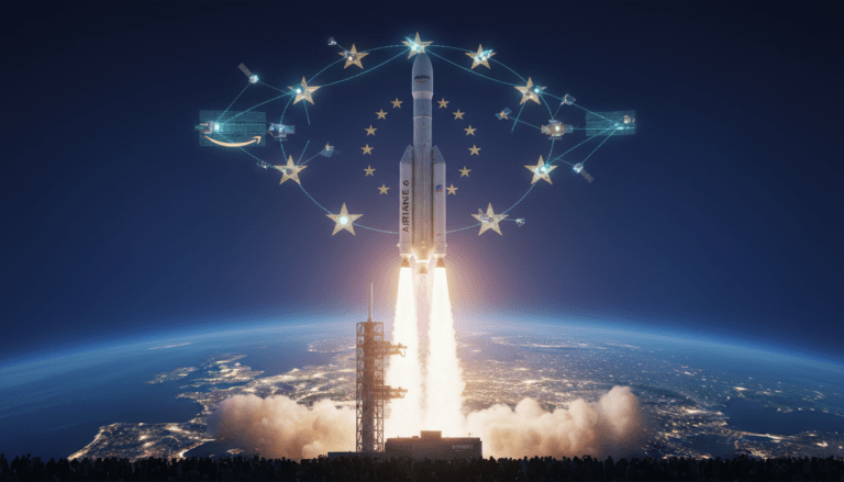 découvrez comment ariane 6, propulsée par le nouveau moteur d'amazon, incarne le dynamisme européen dans la course aux constellations satellitaires pour une conquête spatiale innovante.