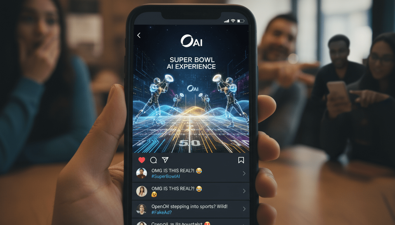 Canular : une fausse publicité OpenAI pour le Super Bowl se propage sur les réseaux sociaux