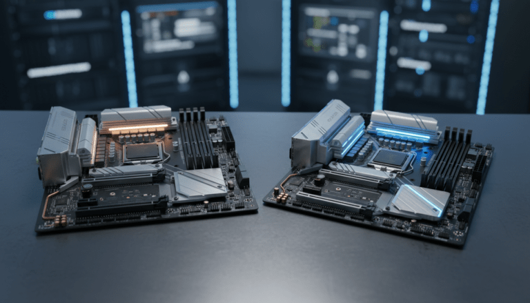 découvrez notre comparatif entre les cartes mères b650 et x670 pour processeurs amd ryzen, afin de choisir la solution idéale pour vos besoins en performance et budget.