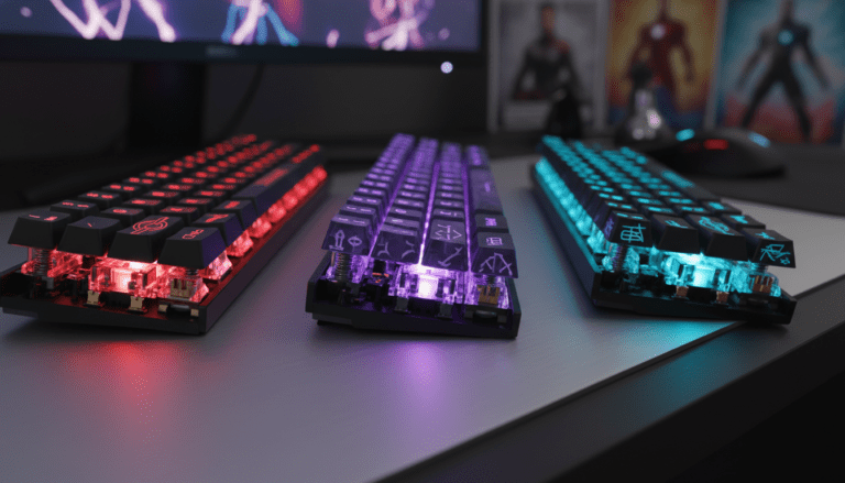 découvrez les claviers mécaniques équipés des switchs les plus rapides, parfaits pour optimiser vos performances sur fortnite et marvel rivals. précision et réactivité garanties !