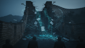 découvrez comment la grande muraille de chine est menacée avec la fuite en ligne de 500 go de code source et documents confidentiels, ainsi que la vente controversée d'un outil de censure à trois pays.