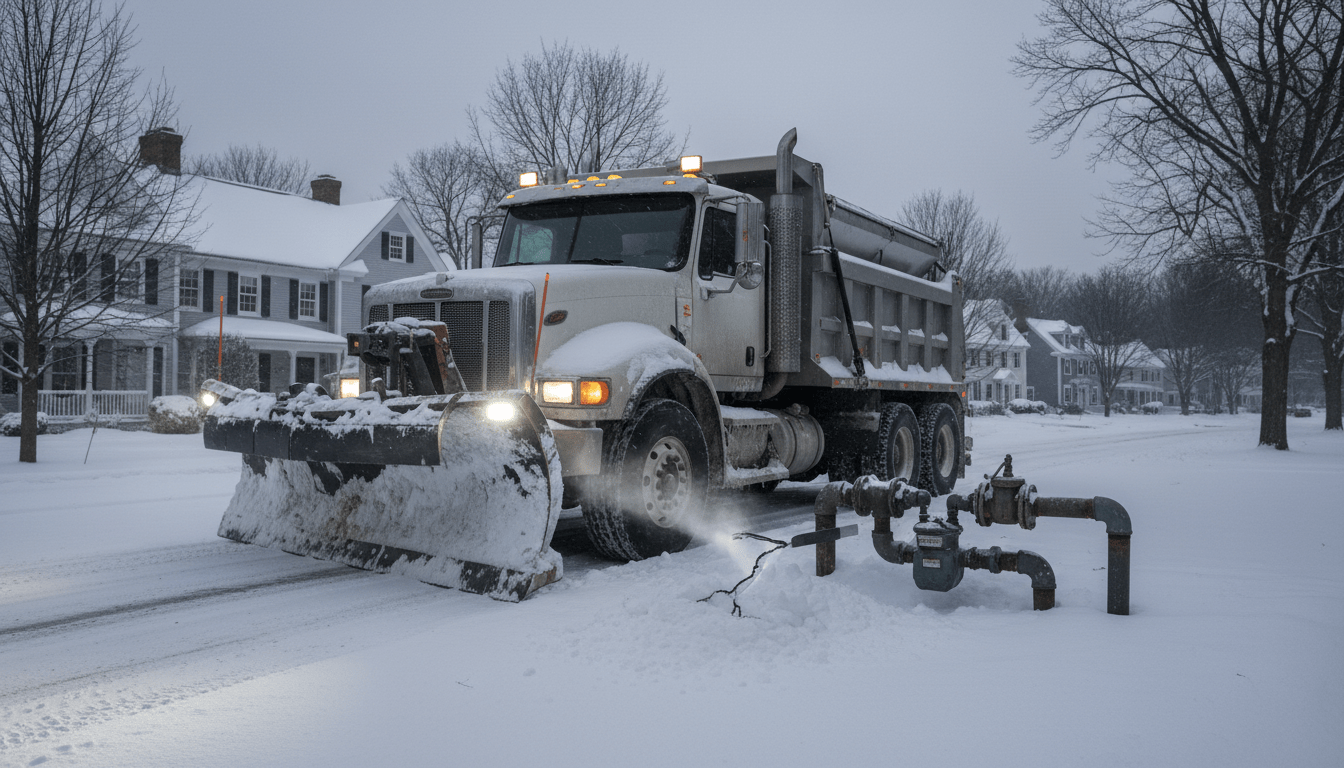 Miracle évité de justesse : Comment une chasse-neige a failli provoquer une explosion dans le Massachusetts