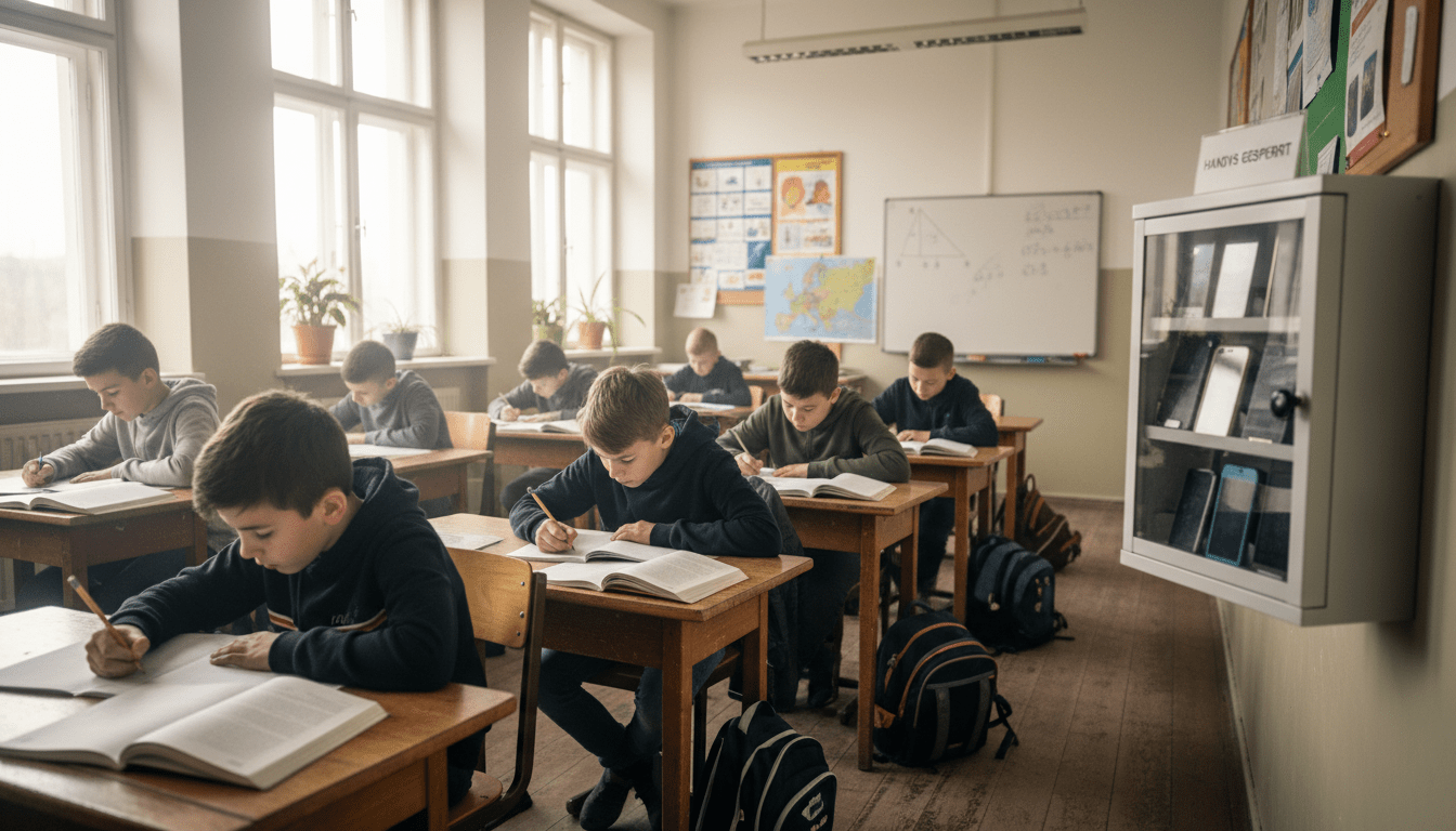découvrez comment des élèves autrichiens ont retrouvé concentration et sérénité à l'école en passant trois semaines sans smartphone dans ce reportage inspirant.