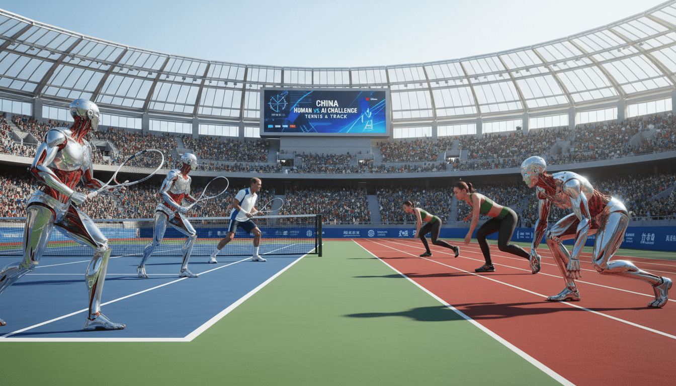 découvrez comment les robots humanoïdes chinois se préparent à rivaliser avec les athlètes humains dans le tennis et la course à pied, révolutionnant ainsi le monde du sport.