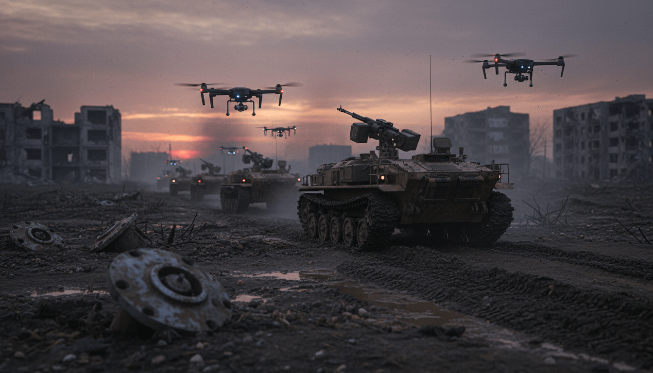 découvrez comment kiev reprend une position stratégique russe en ukraine en utilisant de manière innovante des drones et robots, sans recourir à un déploiement de troupes au sol.