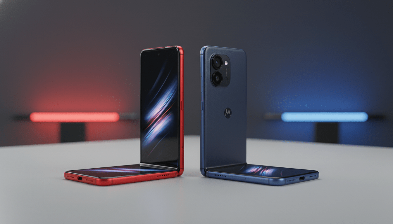 Découvrez le design époustouflant du Motorola Razr 70 Ultra en deux couleurs éblouissantes !
