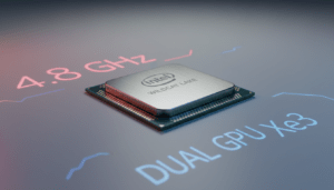 découvrez les dernières fuites sur les spécifications d'intel wildcat lake avec une fréquence boost jusqu'à 4,8 ghz et l'intégration d'un double gpu xe3, promettant des performances graphiques inédites.