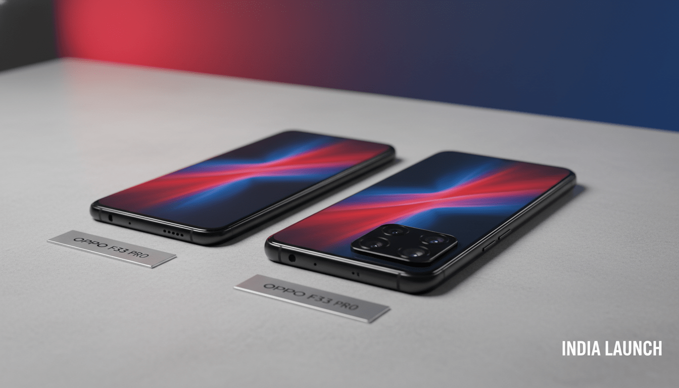 Lancement attendu des OPPO F33 et F33 Pro en Inde en avril : prix, spécifications et fonctionnalités détaillées