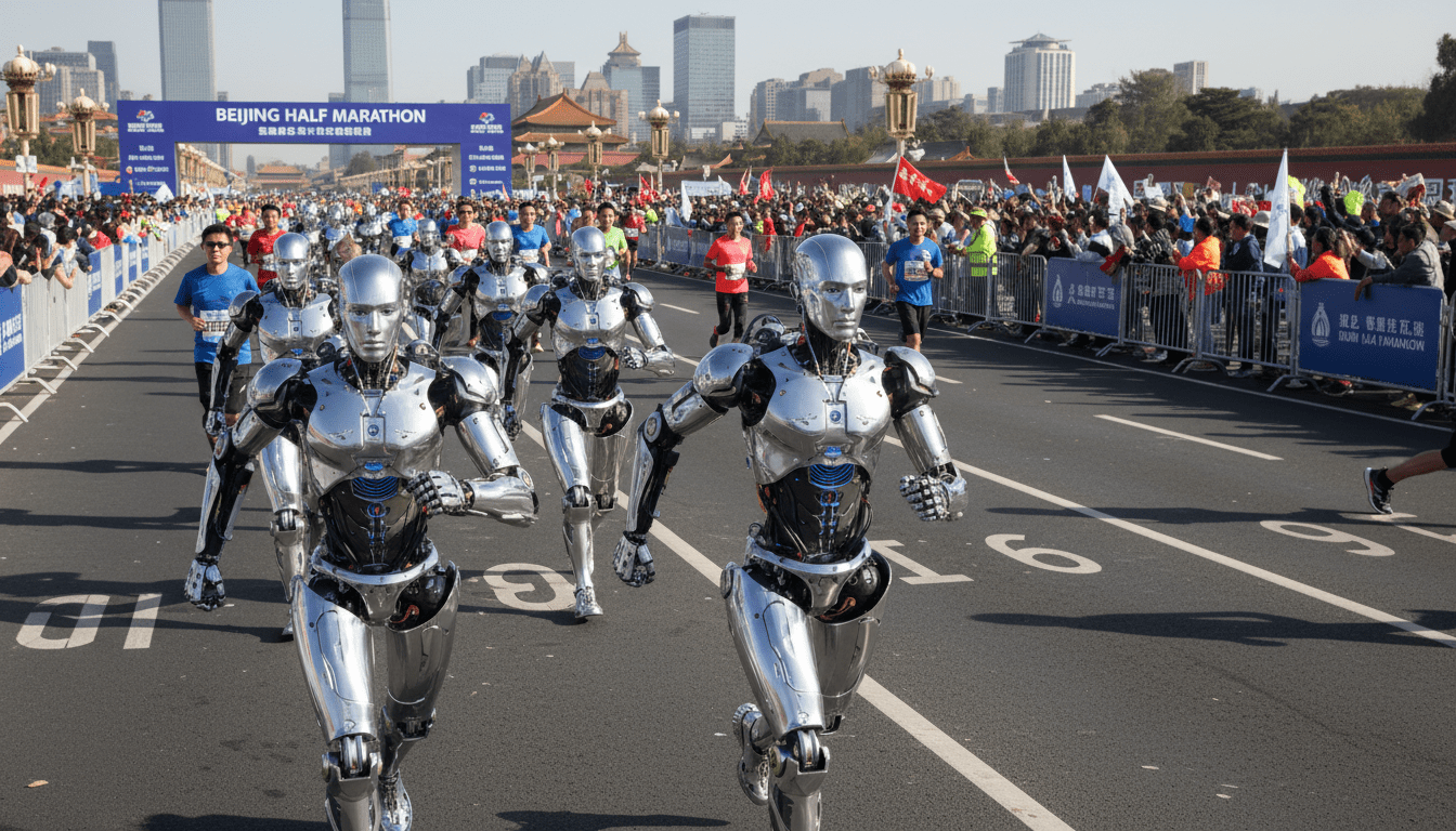 Quand les robots chinois surpassent les humains sur la piste de course