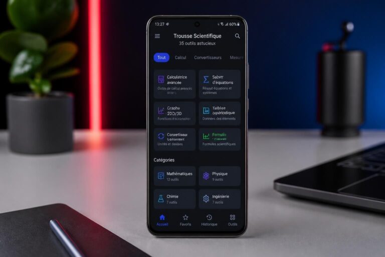 découvrez comment transformer votre smartphone android en une trousse scientifique complète grâce à 35 outils innovants. explorez des applications astucieuses pour mesurer, analyser et expérimenter au quotidien.
