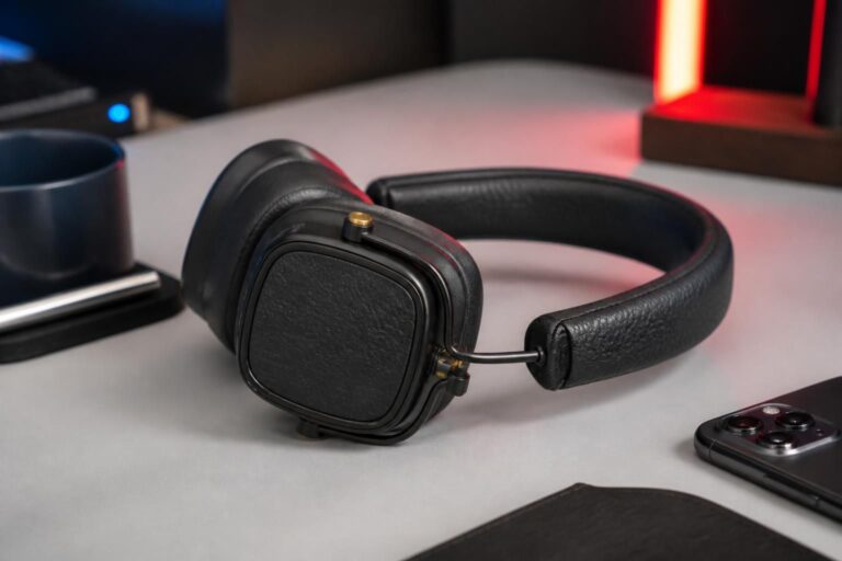 découvrez le casque marshall milton anc, un modèle où le design audacieux prime sur la qualité sonore, alliant élégance et technologie pour un look unique.