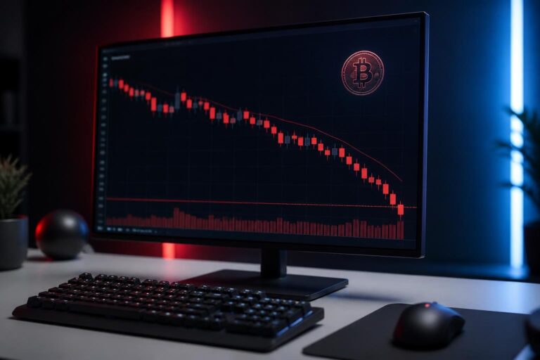 plus de 1,5 milliard de dollars de cryptomonnaies liquidées alors que le bitcoin chute sous les 65 000 dollars, secouant le marché des actifs numériques.
