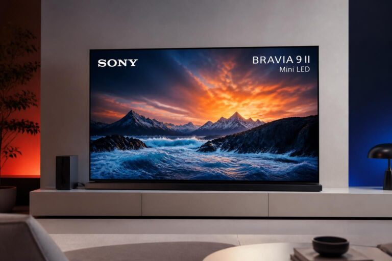 découvrez le sony bravia 9 ii, le téléviseur mini led qui offre une qualité d'image exceptionnelle et transforme votre salon en véritable cinéma à domicile.