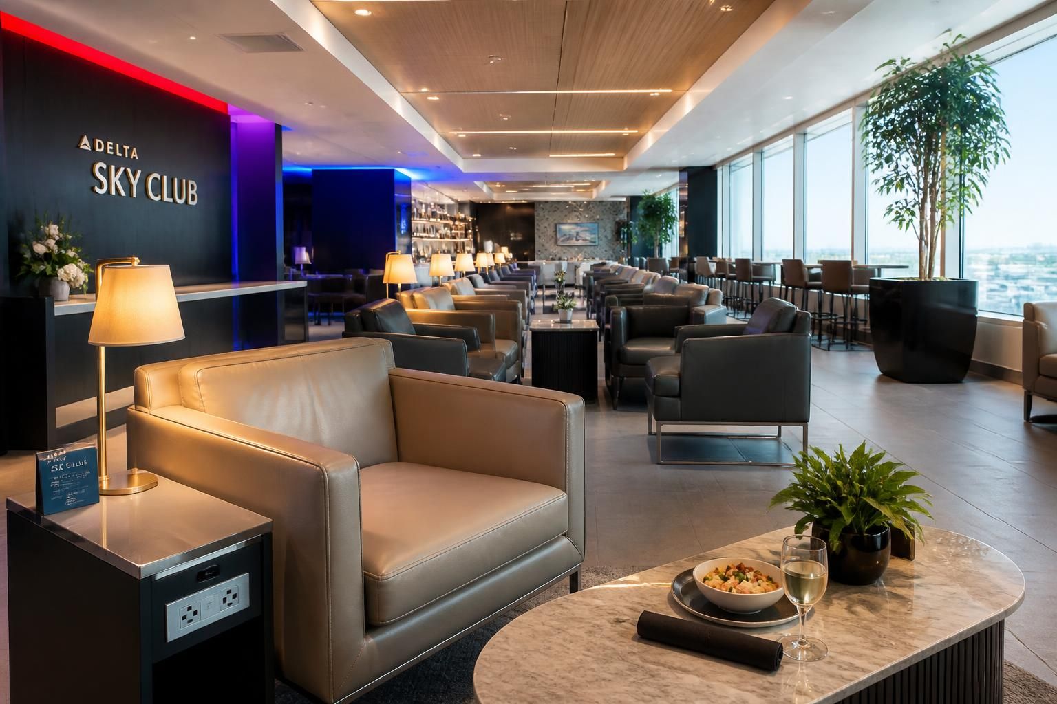 Découvrez l&rsquo;Exclusivité du Delta Sky Club : Votre Havre de Confort en Vol