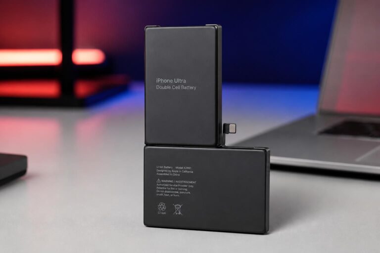 découvrez le design innovant à double cellule de la batterie de l'iphone ultra, le premier smartphone pliable d'apple, révélé grâce à une fuite exclusive.