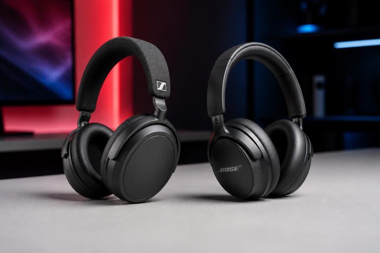 découvrez la comparaison complète entre le sennheiser momentum 5 et le bose quietcomfort ultra 2, deux casques anc haut de gamme. analyse des performances, design et fonctionnalités pour déterminer le champion du son.