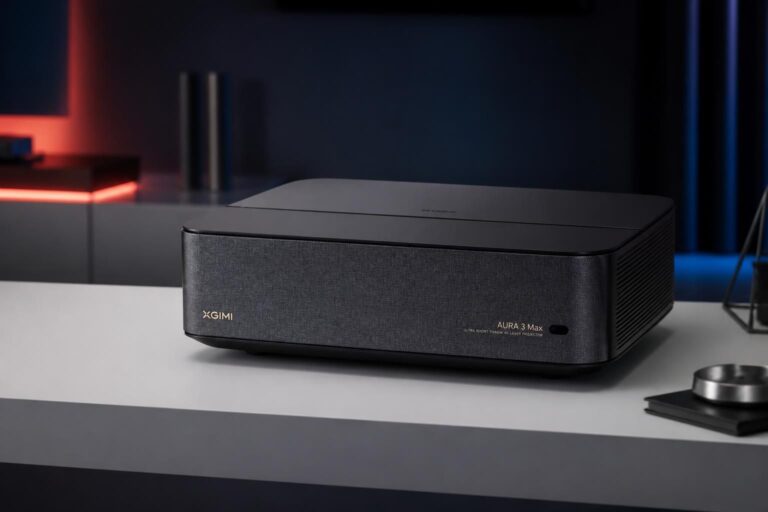 découvrez en avant-première l'aura 3 max, le nouveau projecteur ultra courte focale haut de gamme de xgimi, alliant performance et design, avant son lancement officiel en europe.