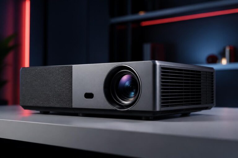 découvrez ce vidéoprojecteur 4k au contraste époustouflant, offrant une qualité d'image exceptionnelle pour une expérience cinéma immersive qui surpassera votre télévision traditionnelle.
