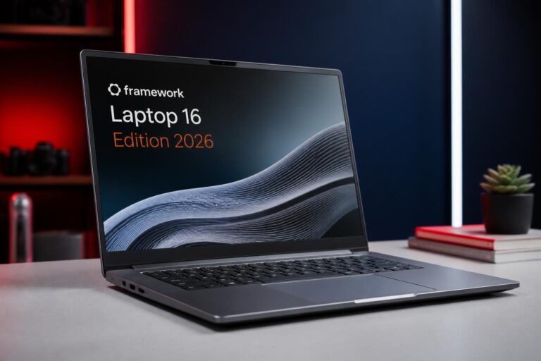 découvrez le framework laptop 16 édition 2026, alliant performance, réparabilité et modularité. analyse complète des atouts et du prix de ce notebook innovant.