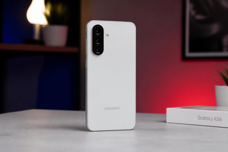 découvrez notre test complet du samsung galaxy a56, avec un focus sur son autonomie et son excellent rapport qualité-prix.