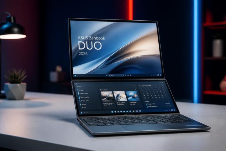 découvrez notre test complet de l'asus zenbook duo 2026 et analysez si son double écran innovant vaut vraiment l'investissement pour améliorer votre productivité et expérience utilisateur.