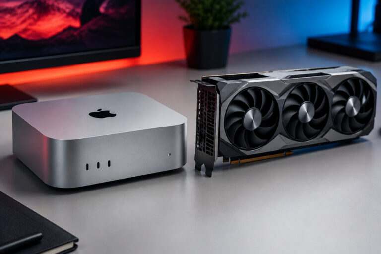 Comparatif apple m5 ultra rtx 5080 sur un graphique Geekbench