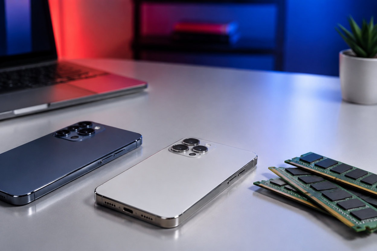 Pénurie de RAM : Samsung passe devant Apple et les prix des smartphones s’envolent