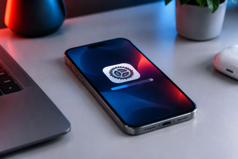 Smartphone Apple signalant une faille iPhone, mise à jour iOS à installer immédiatement